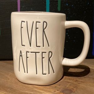 ❤️💋 RAE DUNN - New - EVER AFTER - Ceramic Coffee Tea Gift Wedding Mug 💋❤️